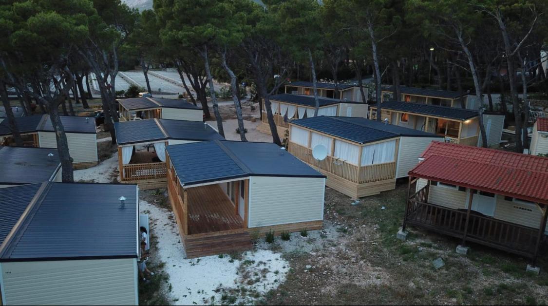 Oaza Mira Mobile Houses - Camp Basko Polje #Bestoffer Baška Voda Eksteriør bilde