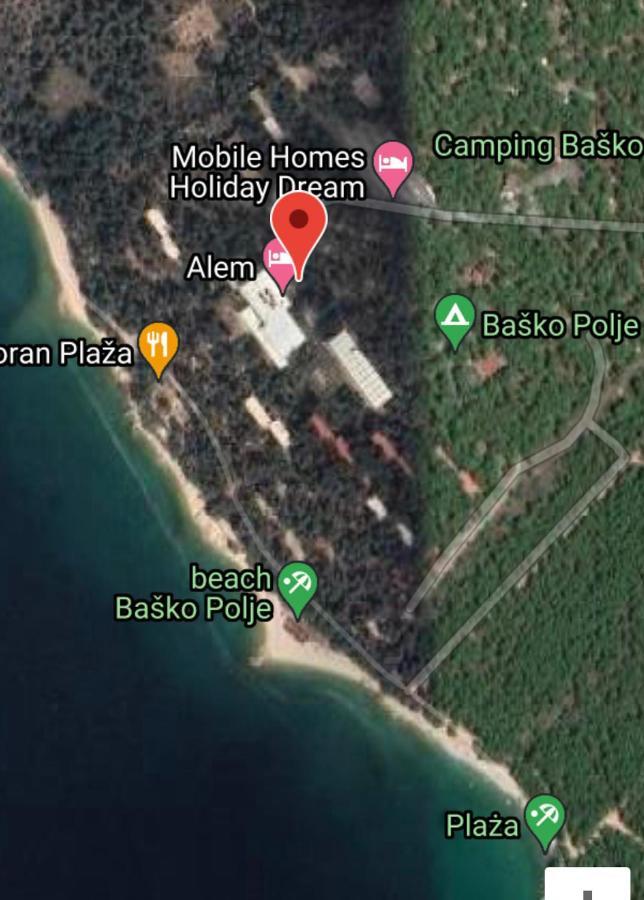 Oaza Mira Mobile Houses - Camp Basko Polje #Bestoffer Baška Voda Eksteriør bilde